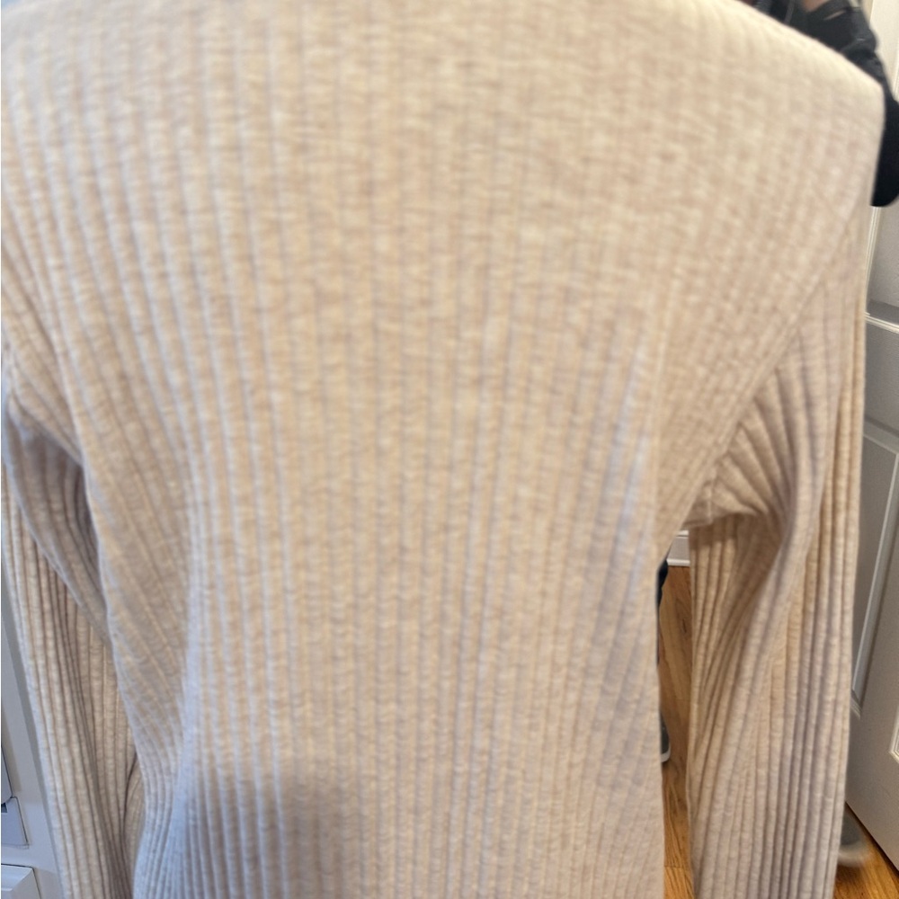 H&M Beige Long Sleeve Knit Dress - Picture 6 of 8